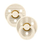 Bibs Soothers 2 pk Studio Colour - Pin Ivory Vanilla Mix