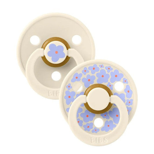 Bibs Soothers 2 pk Studio Colour - Jasmine Ivory Mix