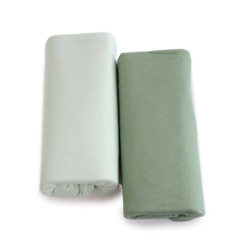 Bubba Blue Bubba Sundae 2 pk Jersey Cot Sheets - Greentea