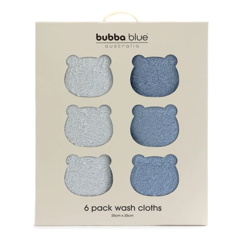 Bubba Blue Bubba Sundae 6 pk Face Washers - Blueberry