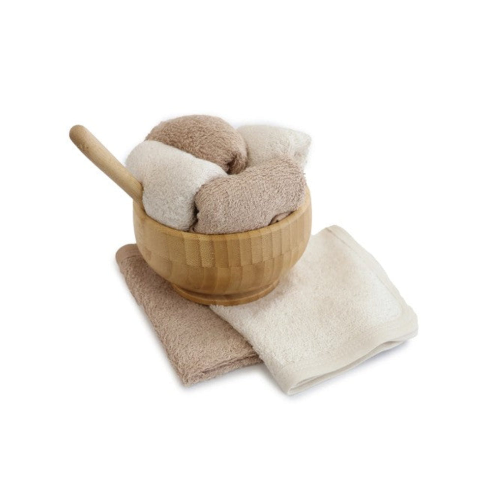 Bubba Blue Bubba Sundae 6 pk Face Washers - Chestnut