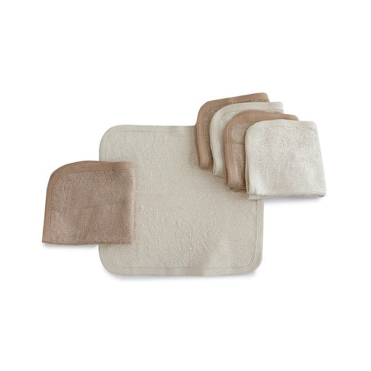 Bubba Blue Bubba Sundae 6 pk Face Washers - Chestnut