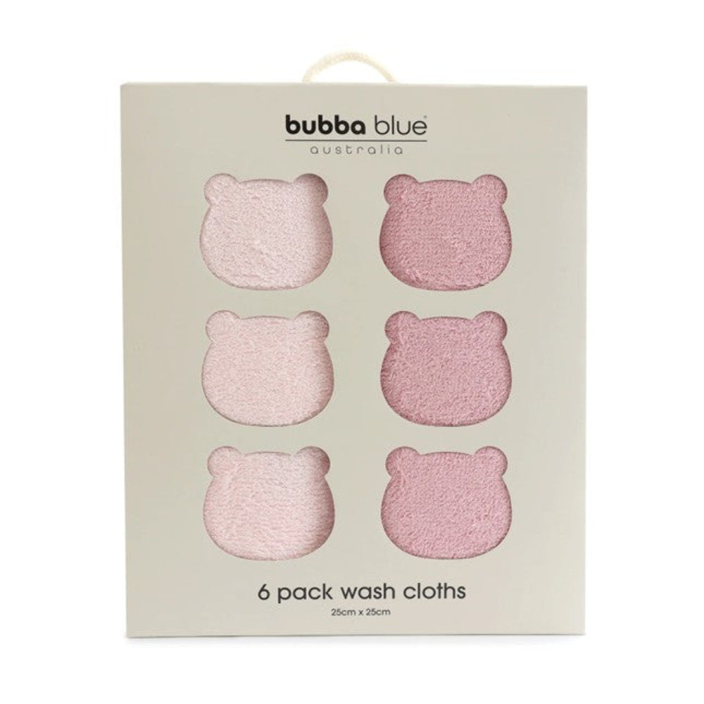 Bubba Blue Bubba Sundae 6 pk Face Washers - Cupcake