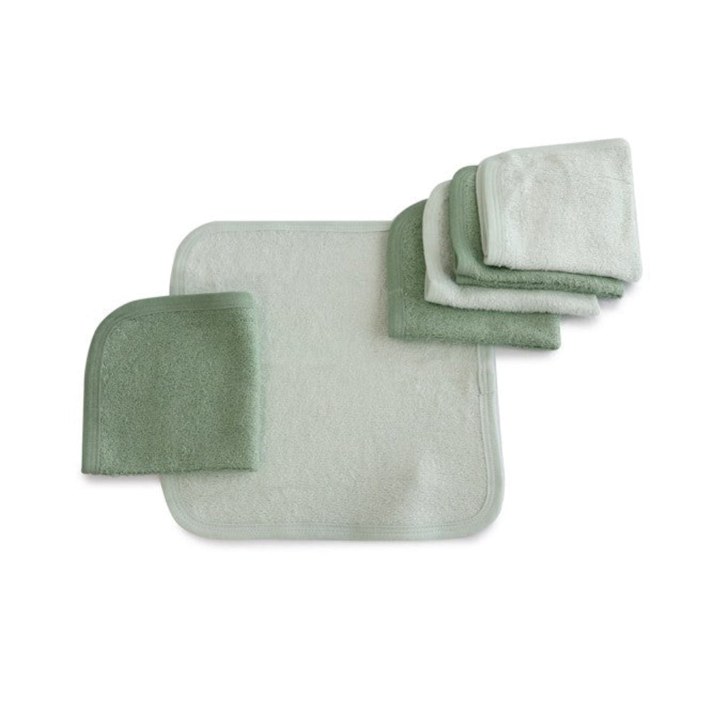 Bubba Blue Bubba Sundae 6 pk Face Washers - Greentea