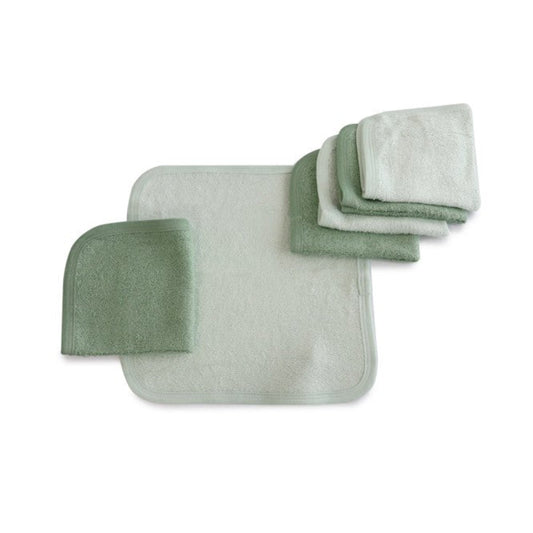 Bubba Blue Bubba Sundae 6 pk Face Washers - Greentea