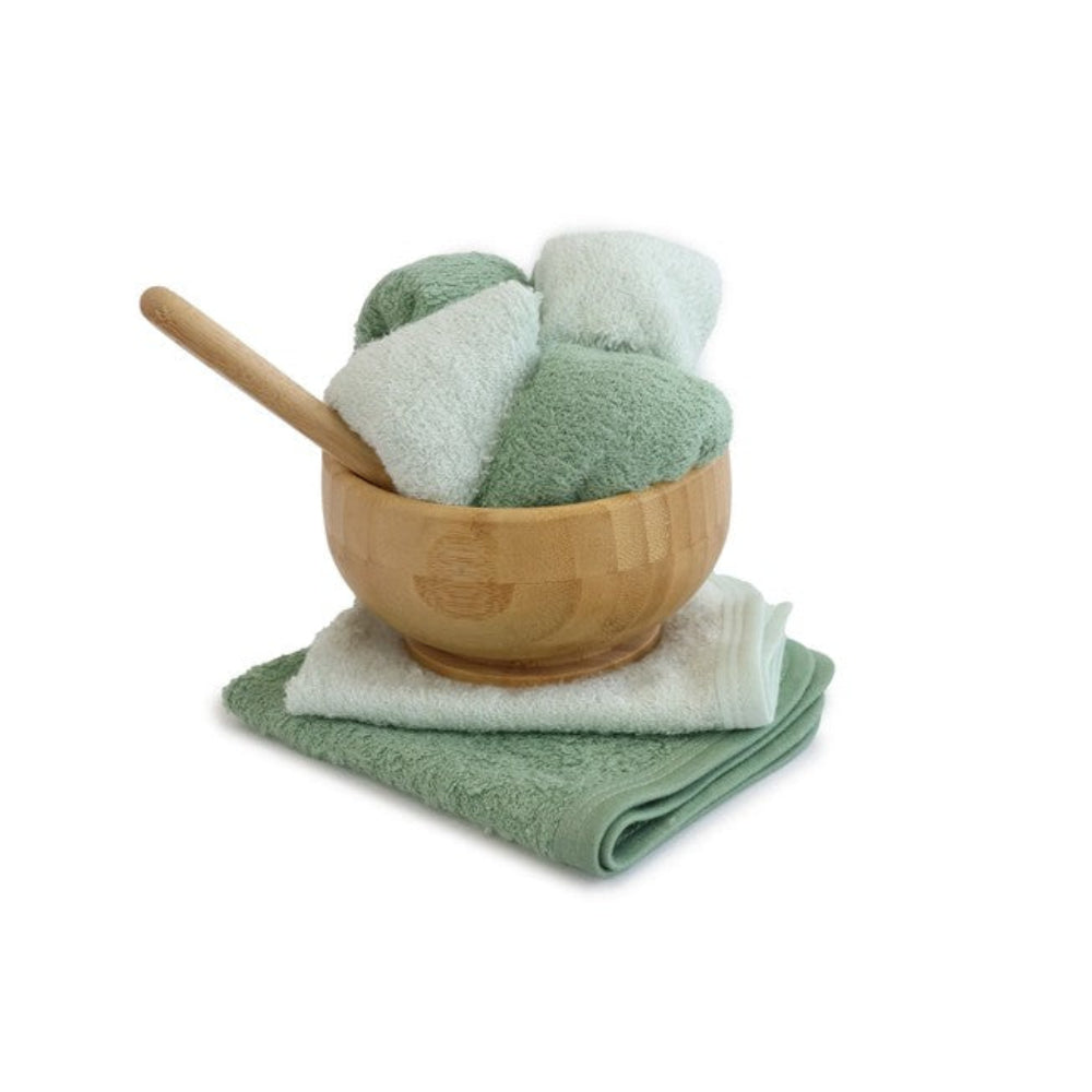 Bubba Blue Bubba Sundae 6 pk Face Washers - Greentea