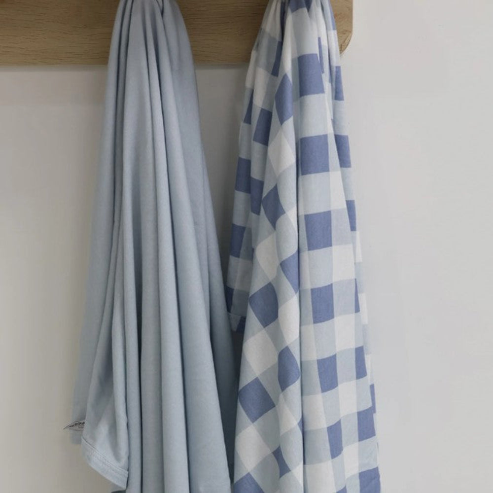 Bubba Blue Bubba Sundae 2 pk Jersey Swaddles - Blueberry
