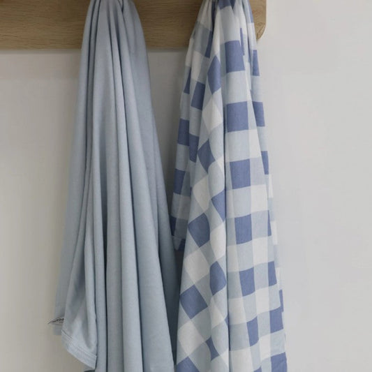 Bubba Blue Bubba Sundae 2 pk Jersey Swaddles - Blueberry