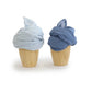 Bubba Blue Bubba Sundae 2 pk Muslin Swaddles - Blueberry