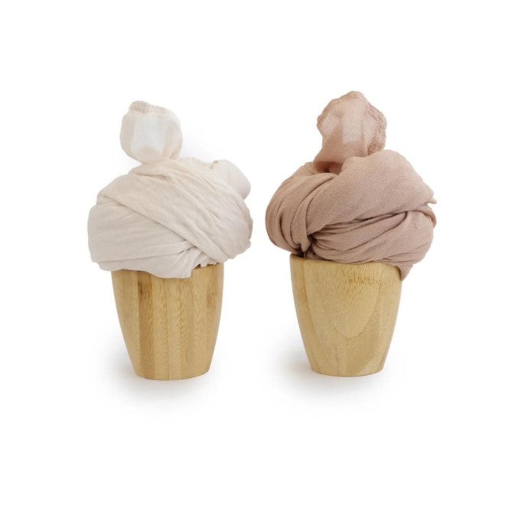Bubba Blue Bubba Sundae 2 pk Muslin Swaddles - Chestnut