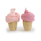 Bubba Blue Bubba Sundae 2 pk Muslin Swaddles - Cupcake