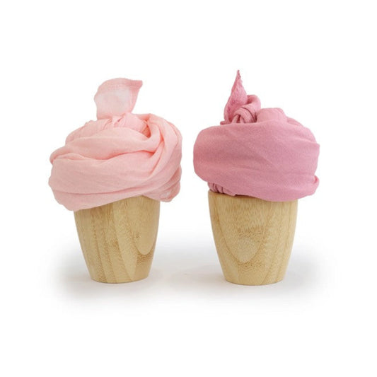 Bubba Blue Bubba Sundae 2 pk Muslin Swaddles - Cupcake