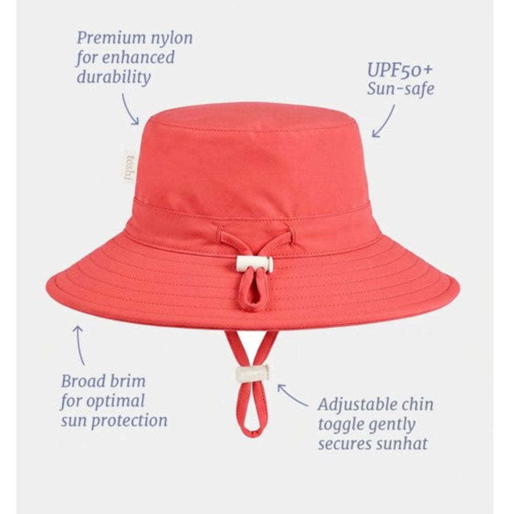 Toshi Swim Sunhat Beachcomber - Lobster