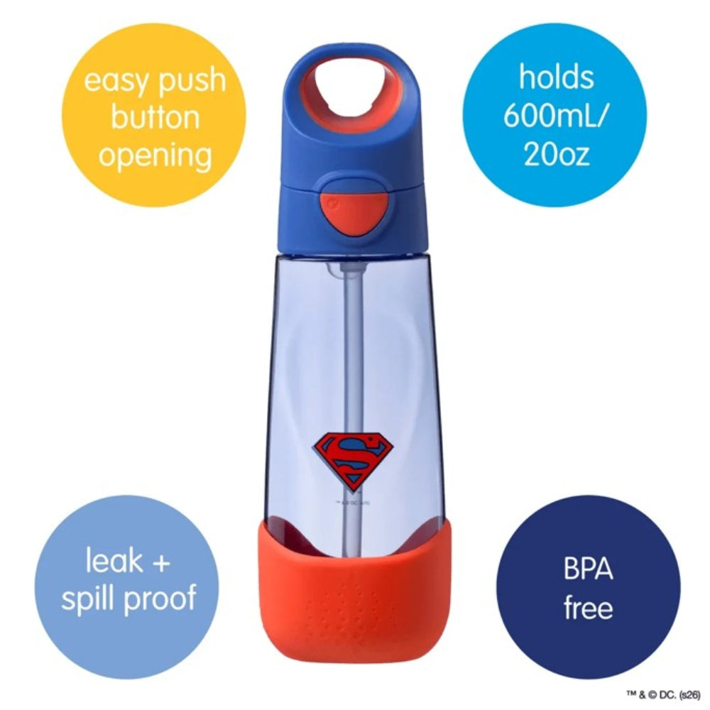 B.Box Tritan Drink Bottle 600 ml  - Superman