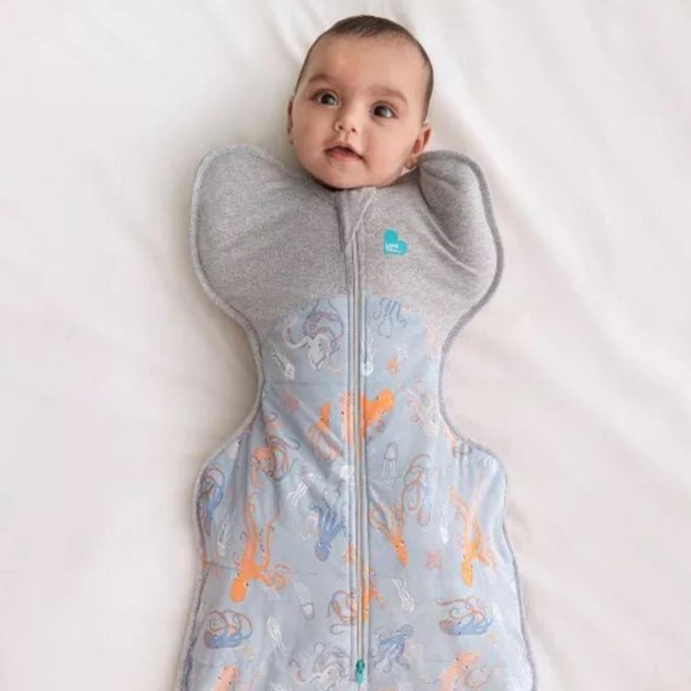 Love To Dream Swaddle Up Warm 2.5 Tog - Kraken Chambray Blue