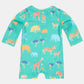 Toshi Swim Onesie Long Sleeve Splash - Congo Seagrass