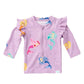Toshi Swim Rashie Long Sleeve Twinkle - Princess Mermaid