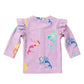 Toshi Swim Rashie Long Sleeve Twinkle - Princess Mermaid