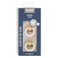 Bibs Symmetrical GLOW Soothers 2 pk - Blush/Vanilla