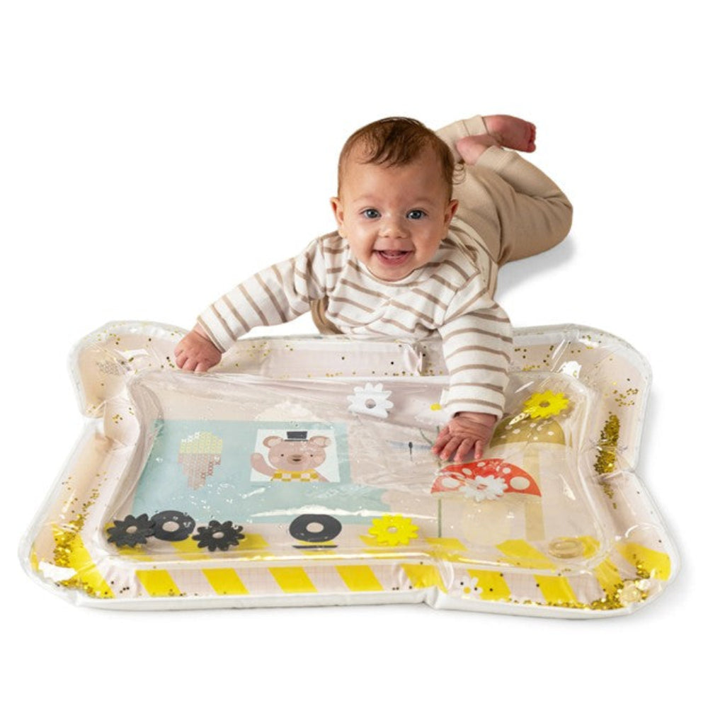 TAF TOYS Tummy-time Sensory Water Mat - Ice Cream Bear