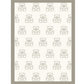 Thread the Word Teddy Bear Knitted Bassinet Blanket - Eggshell-Beige