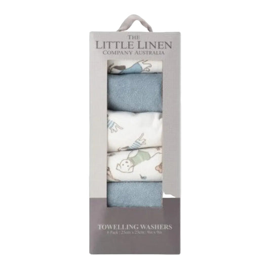 Little Linen Towelling Washer 6 Pk - Barklife Dog
