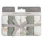 Little Linen Towelling Washer 6 Pk - Farmyard Lamb
