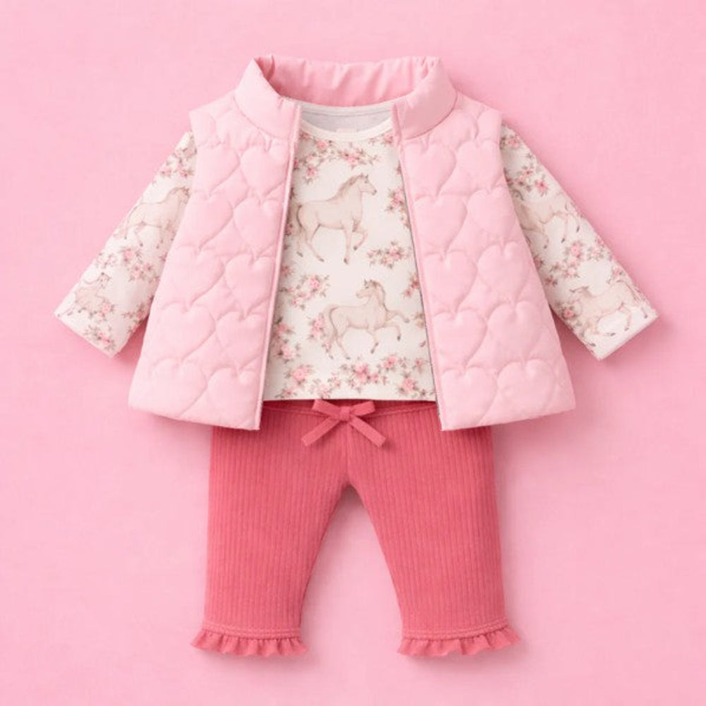 Confetti Kidz Long Sleeve Top - Blossom Pony