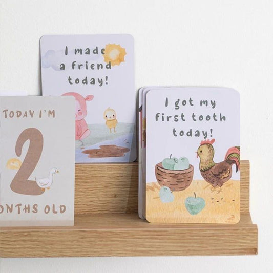 Living Textiles Milestone Cards - Tractor Ride