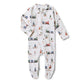 Snuggle Hunny Organic Snuggle Sleepsuit Zip Footie - Trains