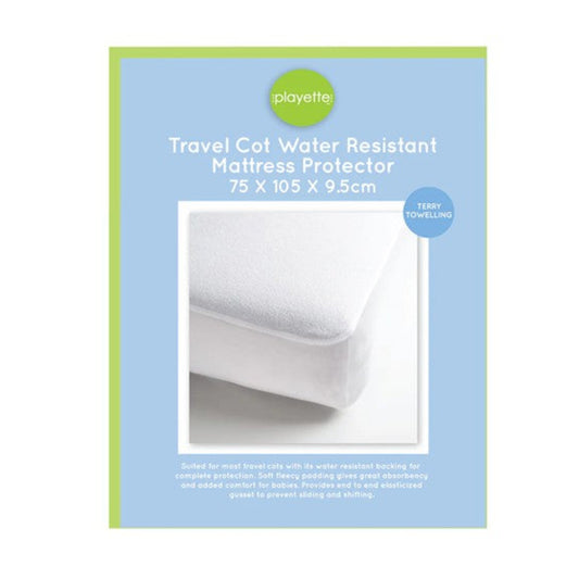 Playette Travel Cot Terry Towelling Mattress Protector