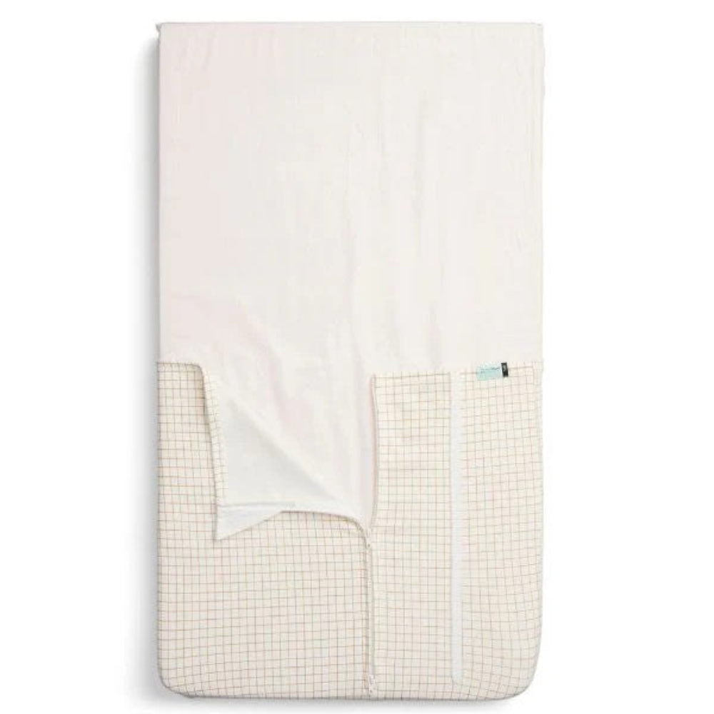 ErgoPouch Tuck Sheet - Bassinet - Caramel Grid