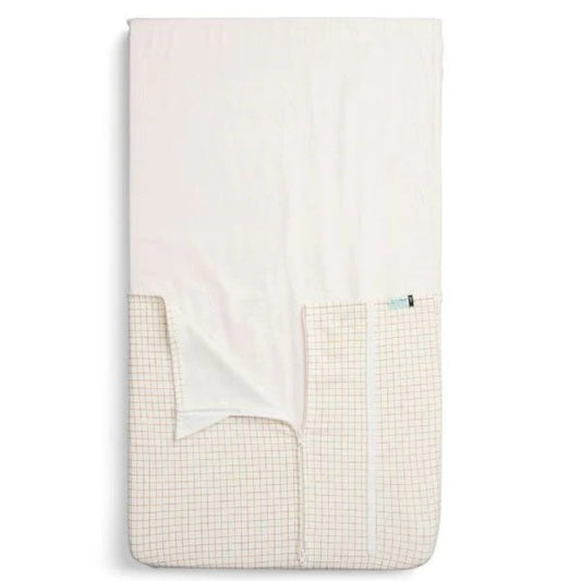 ErgoPouch Tuck Sheet - Bassinet - Caramel Grid