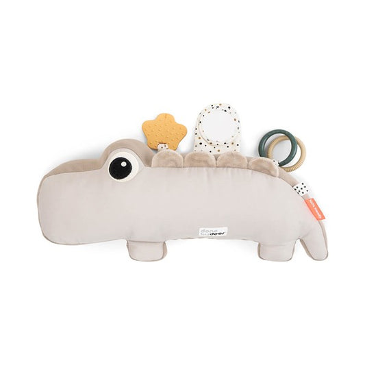 Done by Deer Croco Tummy Time Activity Toy - Sand