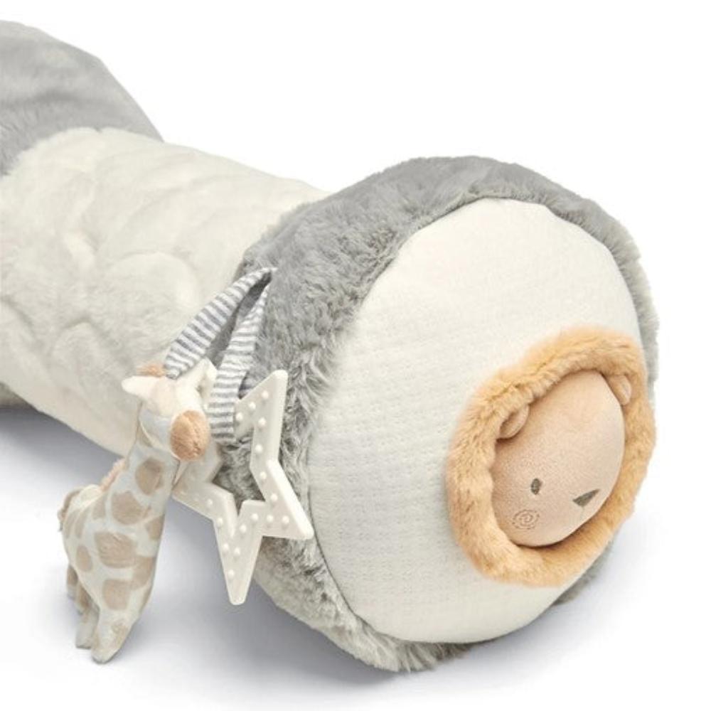 Mamas & Papas Tummy Time Roll - Welcome to the World - Grey