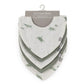 Little Bamboo Muslin Bib 5 pk - Turtle Bay