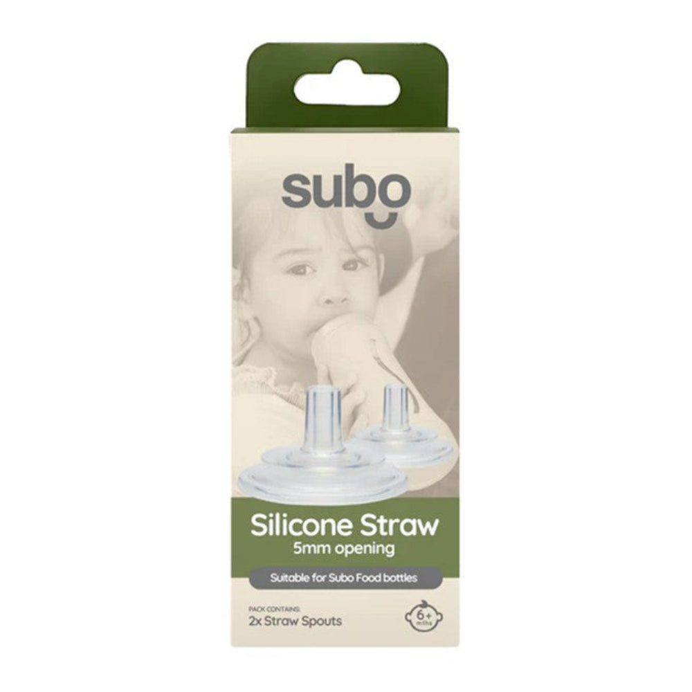 Subo Straw Spout  - 5mm - 6-12 mths - 2 pk