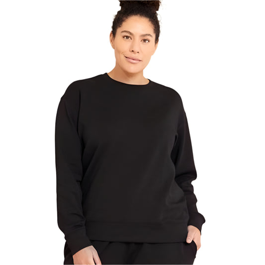 Boody Unisex Crew Neck Sweater - Black