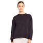 Boody Womens Weekend Crew Pullover - Black