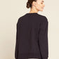 Boody Womens Weekend Crew Pullover - Black