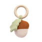 Living Textiles Whimsical Wonderland Rattle - Acorn