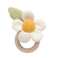 Living Textiles Whimsical Wonderland Rattle - Daisy
