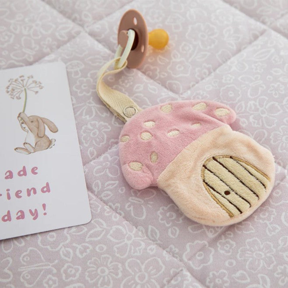 Living Textiles Whimsical Wonderland Dummy Chain - Mushroom House