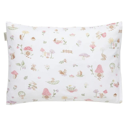 Living Textiles Organic Jersey Pillowcase - Whimsical Wonderland