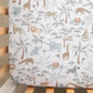 Living Textiles 2pk Jersey Cot Fitted Sheets - Wild Safari
