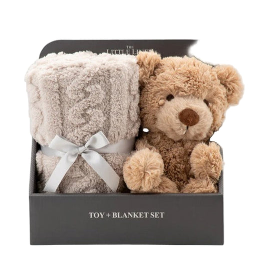 Little Linen Plush Toy & Blanket - Willow Bear