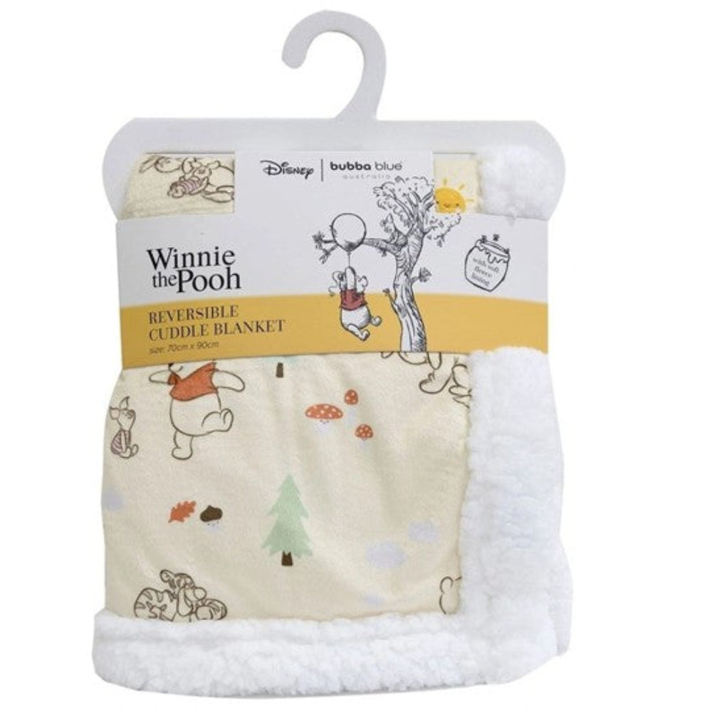 Bubba Blue Winnie the Pooh Cuddle Blanket