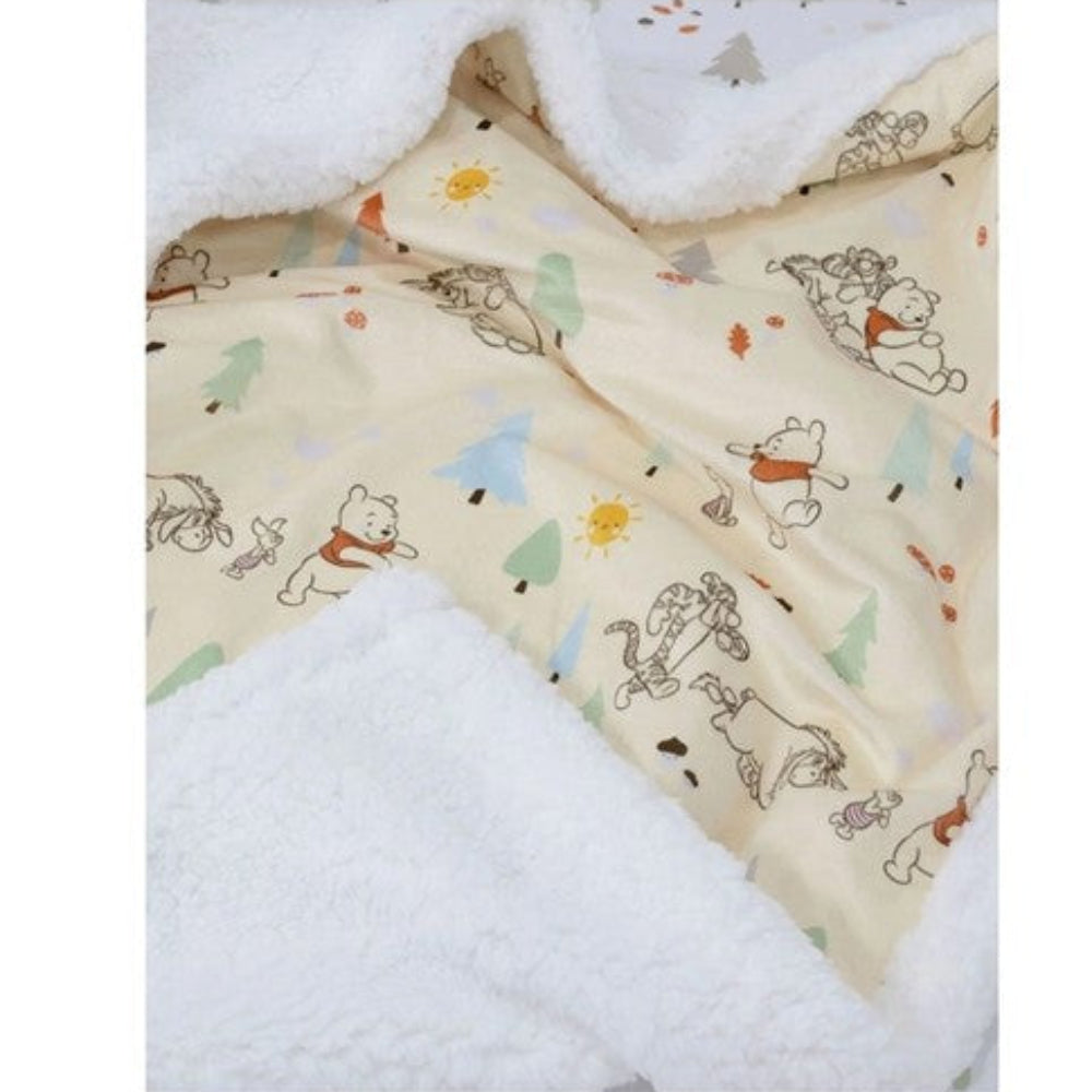 Bubba Blue Winnie the Pooh Cuddle Blanket
