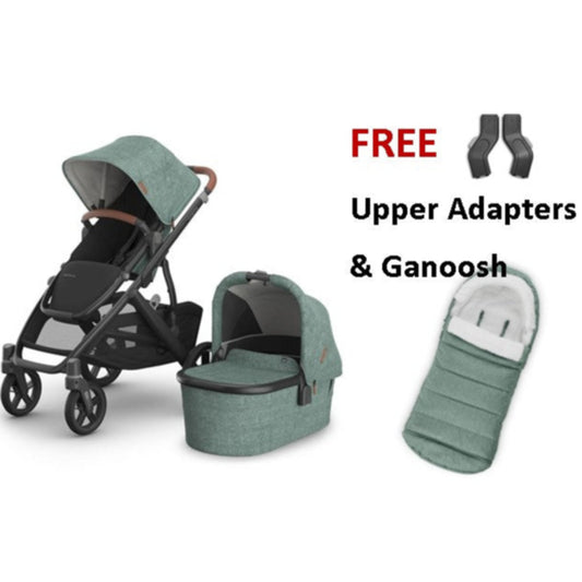 UPPAbaby VISTA V3 with Bassinet - Green Melange - Gwen