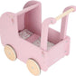 Little Dutch Wooden Doll Pram - Pink